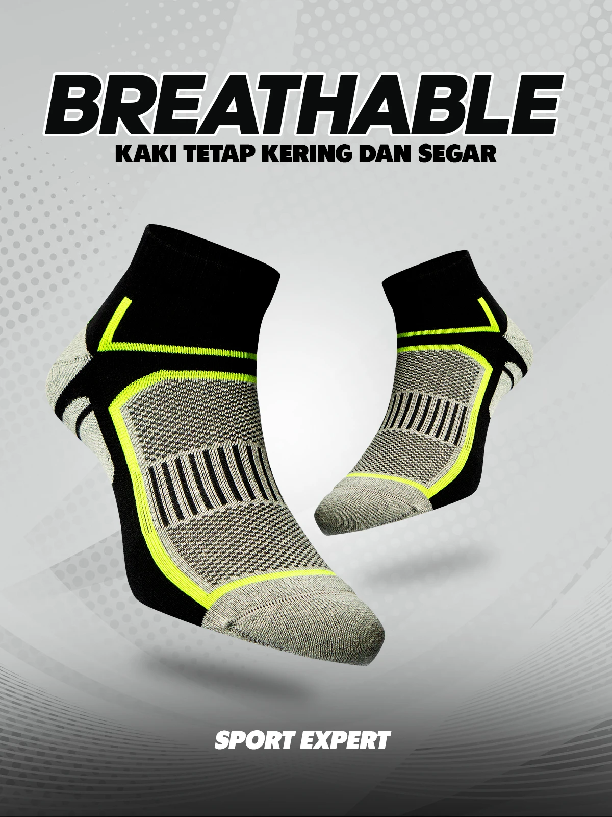 Kaos Kaki Sport Expert Performance Socks Breathable Menyerap Keringat