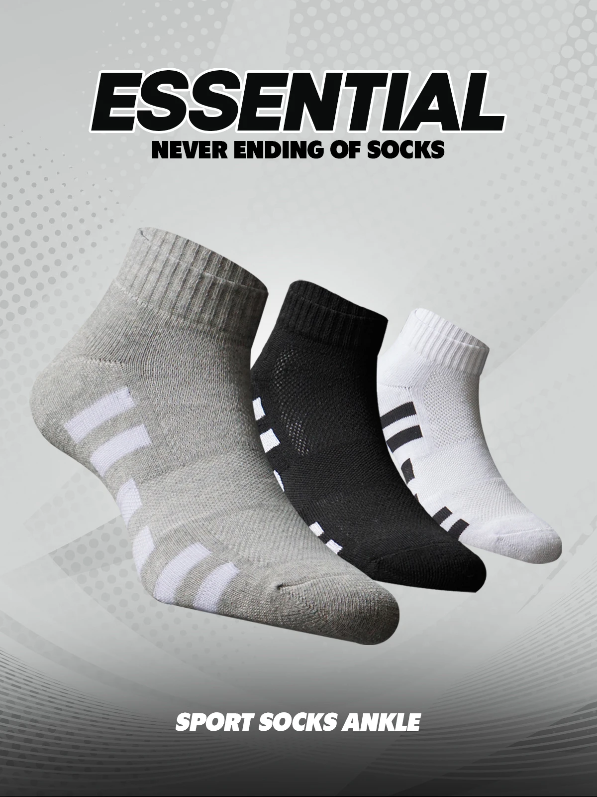 Socks Sport NOS Ankle 3P