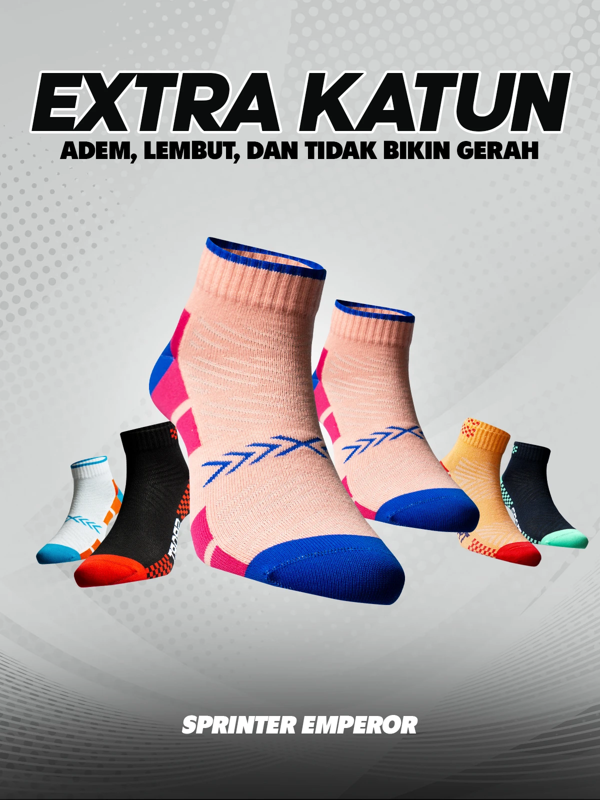 Kaos Kaki Sekolah Sprinter Emperor - Nyaman Dipakai Seharian