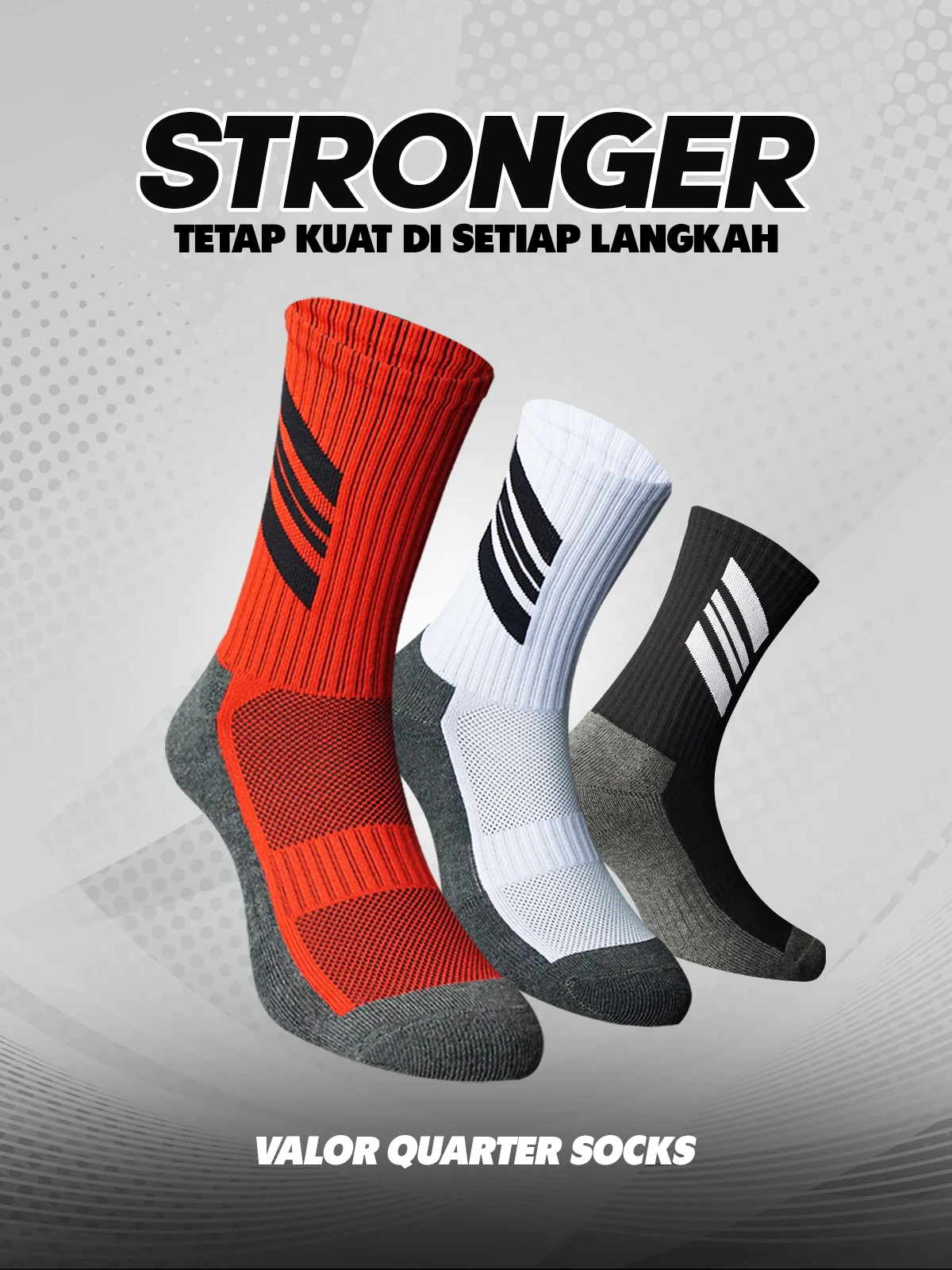 New Arrival, Valor Quarter Socks